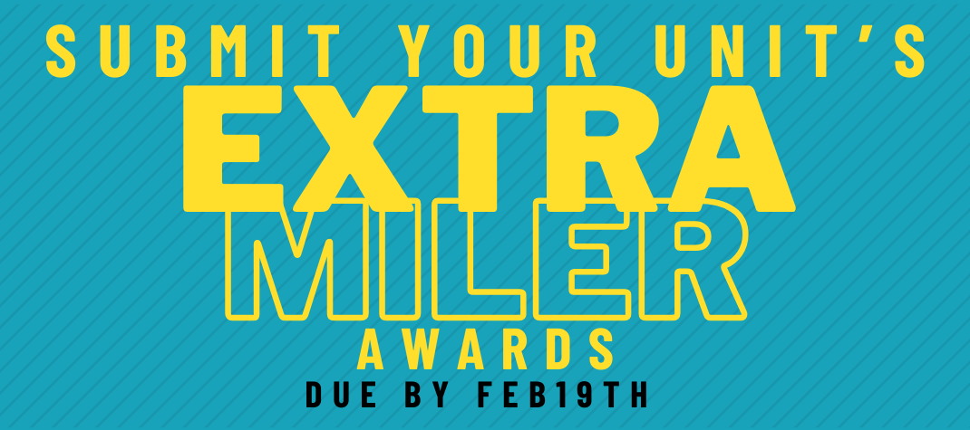 Unit Extra Miler Award