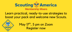 Cub Scout Membership Mixer